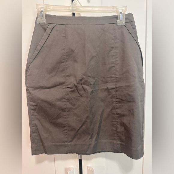 H&M Classic Brown Women's Pencil Skirt size 4‎ - Picture 3 of 7